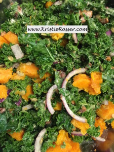 Fall kale salad