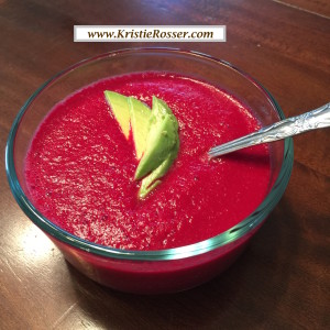 Beet and celery soup KR