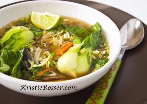 shutterstock_ramen noodle soup with bok choy